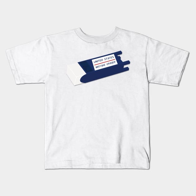 Anti Trump Mailbox Eraser Kids T-Shirt by guayguay